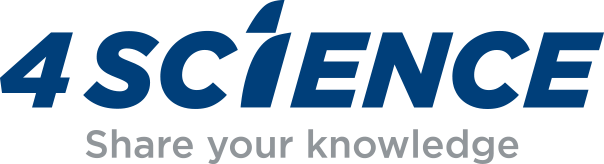 4Science logo (blue)